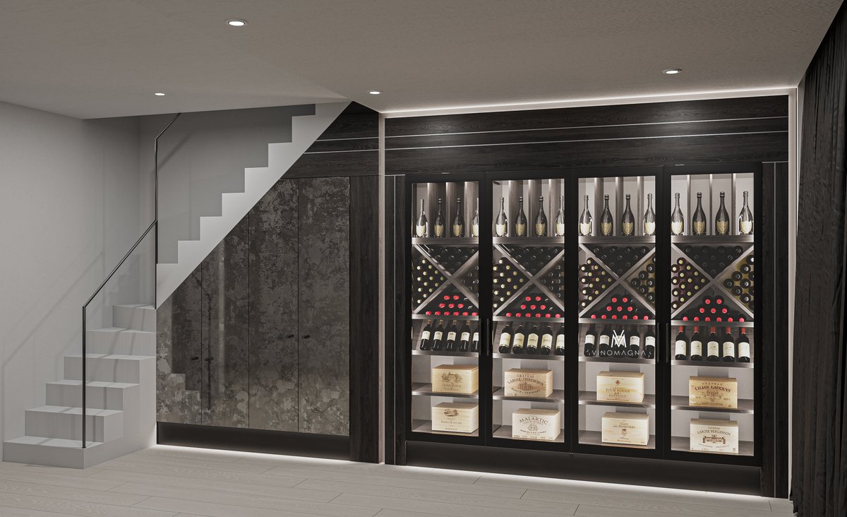 vinomagna's tweet photo. Bespoke under-stairs wine cellar installations have become increasingly popular. Wine collectors, use this usually void space, as a featured wine storage location in their dining rooms, lounges, and games room settings.

Click the link to learn more!
https://t.co/OEiKaBTz0n https://t.co/PSgy1pP2TH