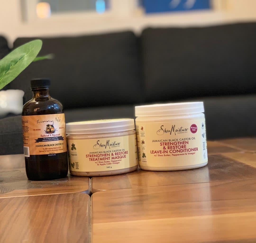 Shea moisture black castor oil🖤