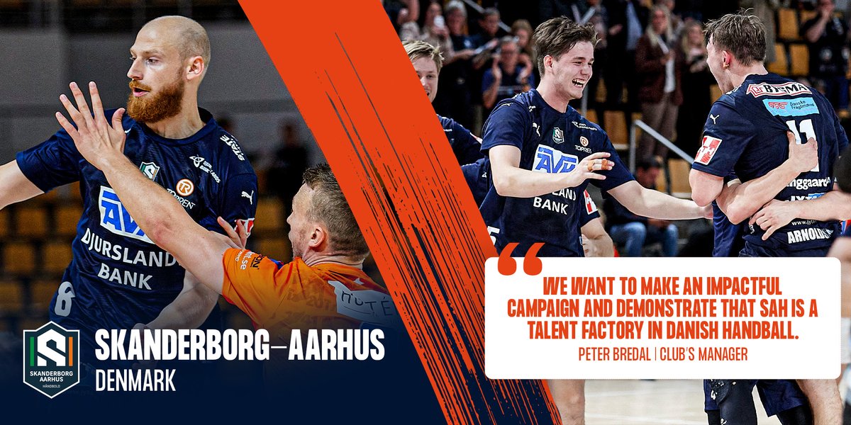 🇩🇰 Skanderborg-Aarhus 🏟 Ceres Park & Arena 🔁 6 players left, 6 new ones arrived 🌟 Key player 🇫🇴 Hàkun West Av Teigum 📲 Team preview: ehfel.eurohandball.com/men/2021-22/ne… Formed in 2021, the club will take part for the first time ever in the group phase of an European competition 🙌🇩🇰