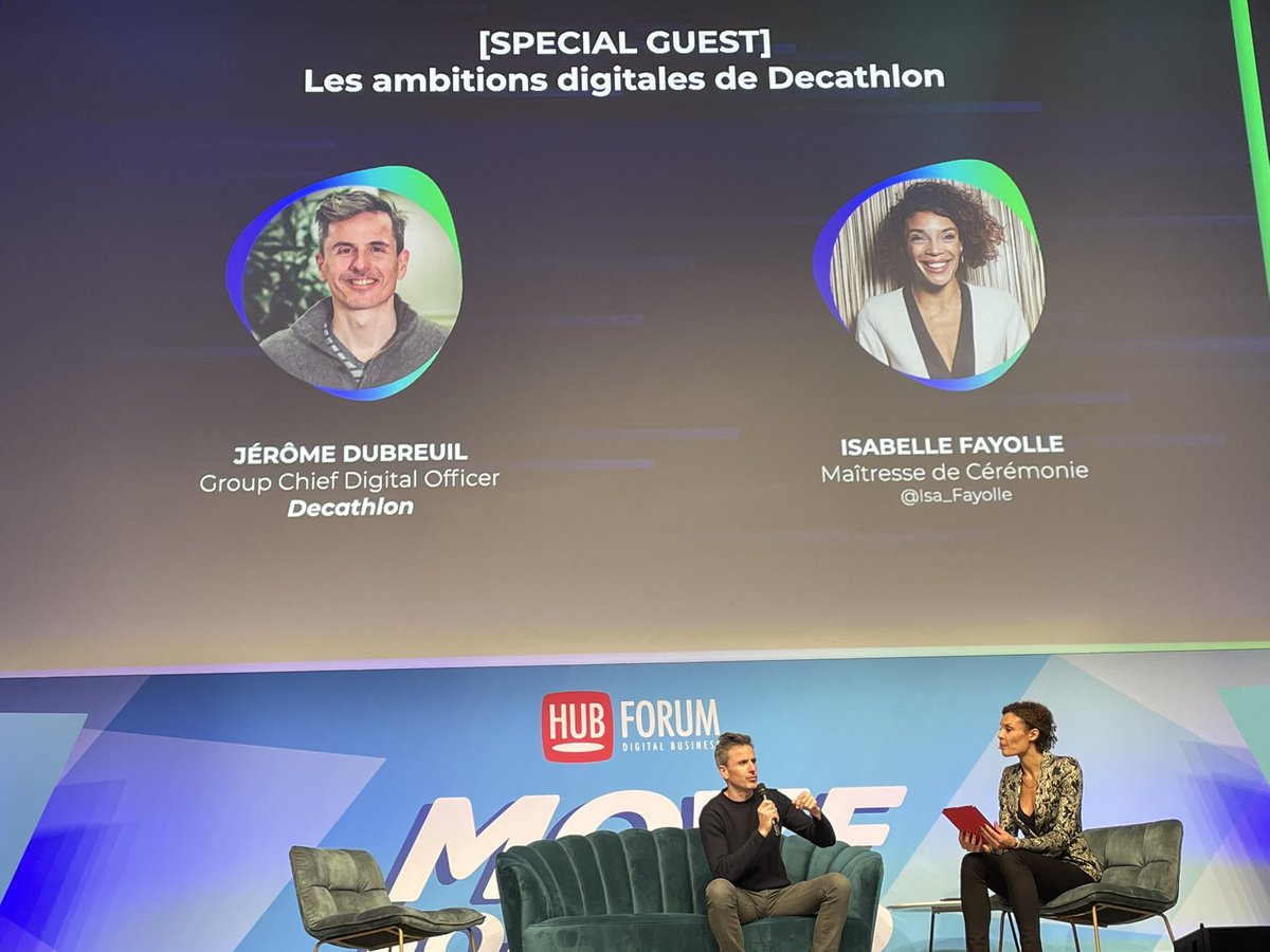 JeromeMONANGE's tweet photo. Pour @Decathlon quelles sont les 3 bonnes pratiques en terme de gouvernance digitale
👉expertise, learning, ( sur ts les métiers de l’entreprise)
👉Data
👉Engagement societal durable
#digital #distrbution #retail #HUBFORUM2022 #celinLabLuxuryandRetail https://t.co/QnzecD5TU5