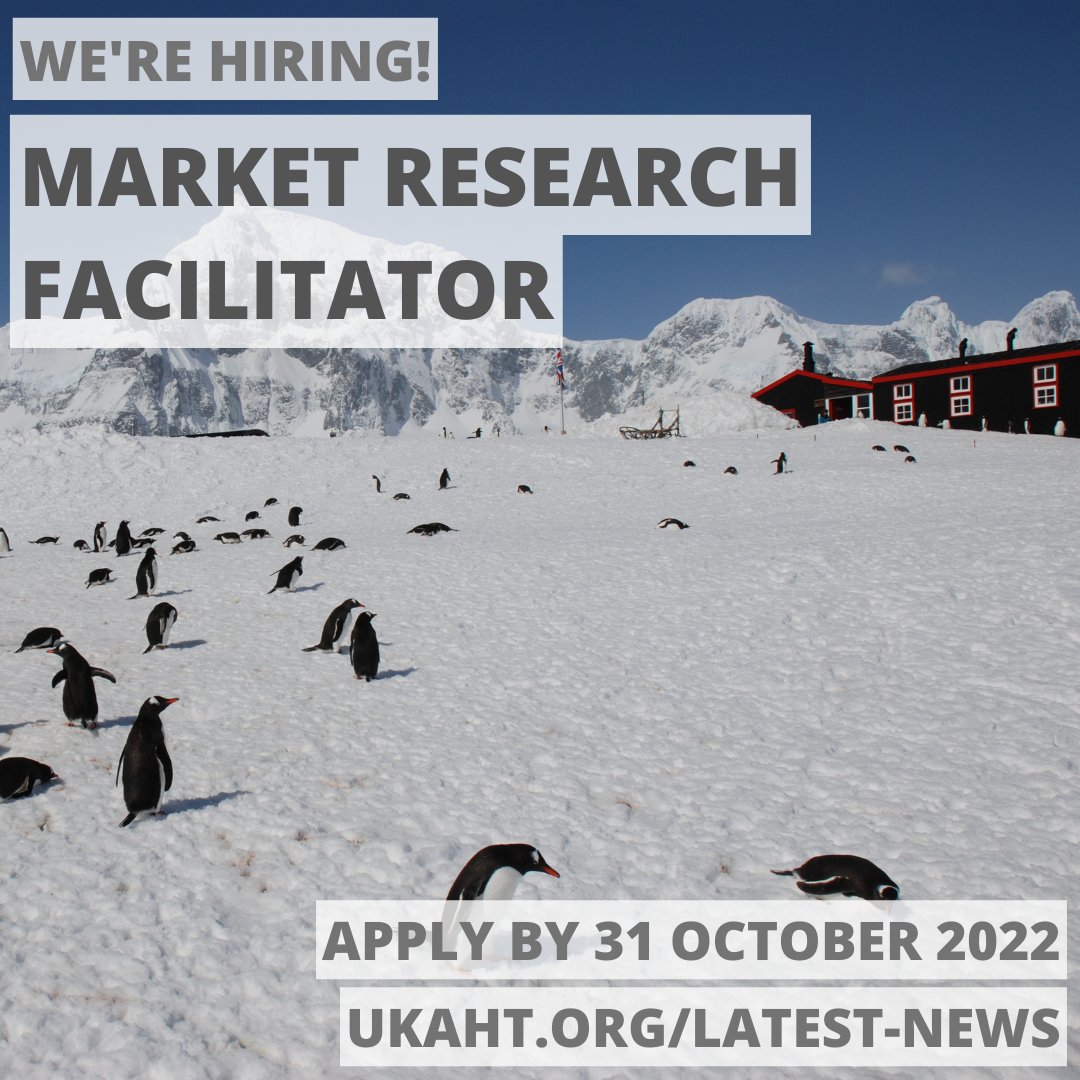 We're looking for an experienced market researcher! Are you an established researcher who can support our work through supplying an evidence-based understanding of audience willingness to engage with us via new technologies? Apply by 31 October ukaht.org/latest-news/20…