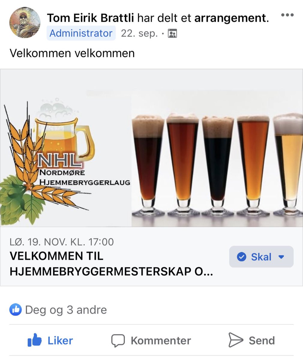 vbrygg's tweet photo. Vuggabrygg stiller i Småbåtlaget - kommer du? 🍻 https://t.co/ww0QSROJ5x
