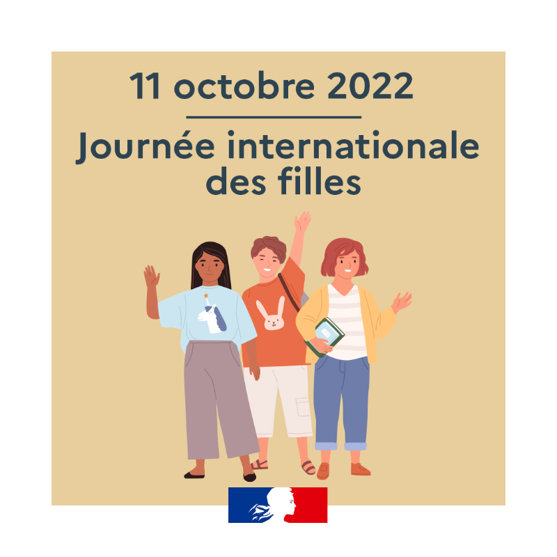 egalite_gouv's tweet photo. 📅 C'est la journée internationale des filles. Transmettre la culture de l’égalité dès le plus jeune âge est primordial pour garantir à toutes les filles le respect et la liberté.