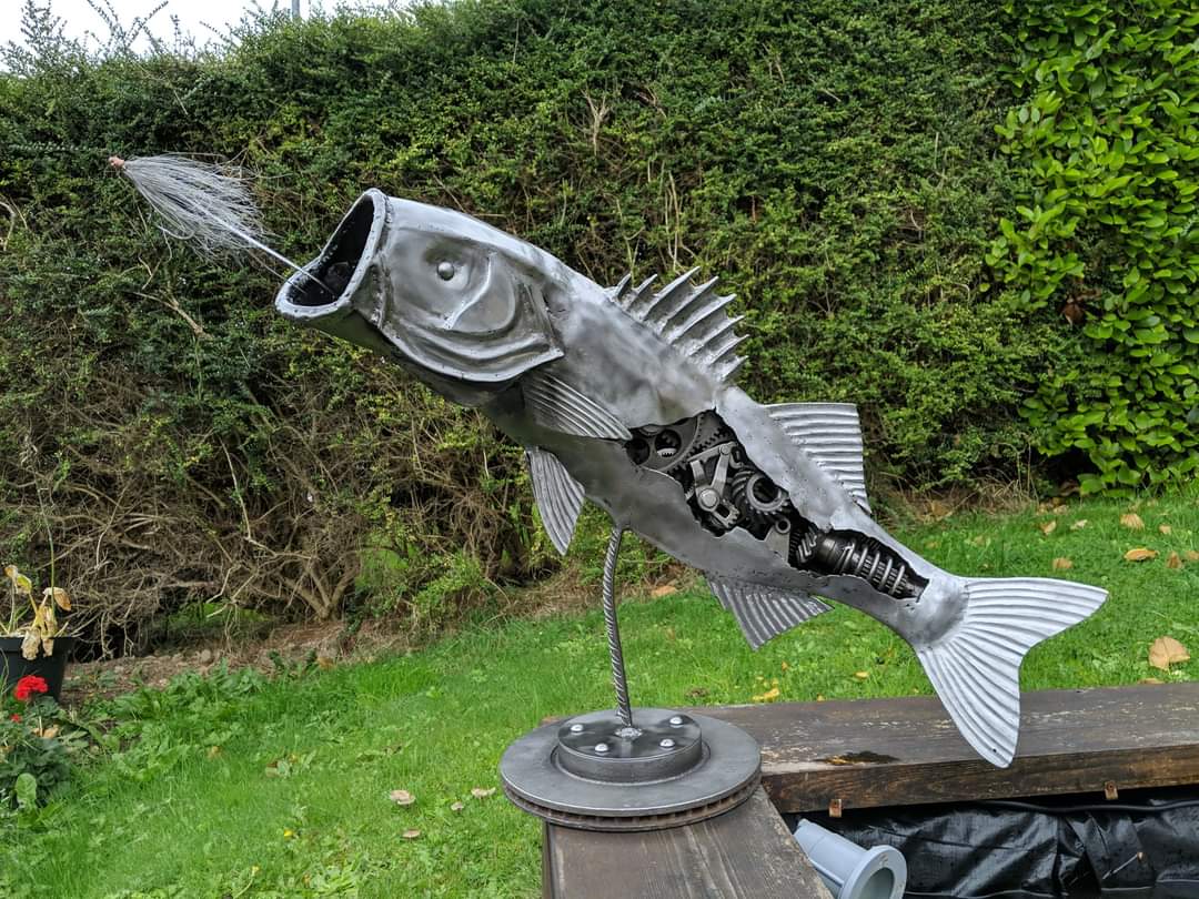 ferrum_fab's tweet photo. Finally finished. Available in my Etsy  shop. #welding #seabass #seabassfishing #swff #sculptor #sculpture #metalart #metalsculpture #metalartist #scrapmetalart https://t.co/czqOvZLCog