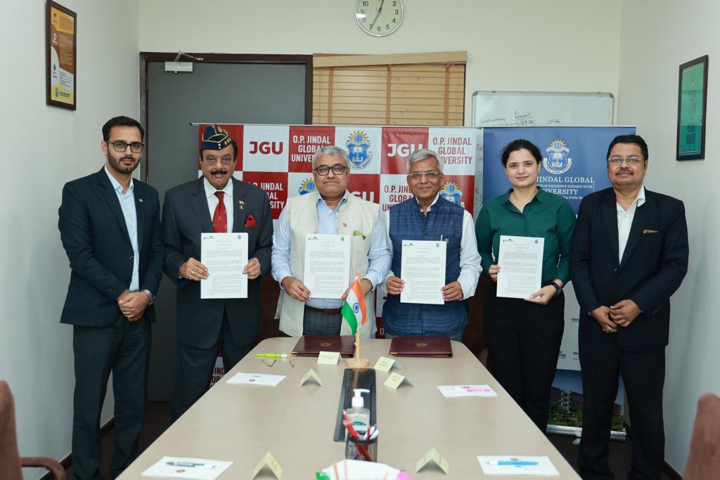 GreentechInfra's tweet photo. We are excited to announce our alliance with 
@OPJGU
 as we sign an MoU to work towards promoting industry-academia collaboration by implementing and engaging on sustainable development projects together.

#sustainability #Academia 
@vivekjaipur
 
@shivangisultan3
 
@WastEdTalks https://t.co/VB5IgEuMp1