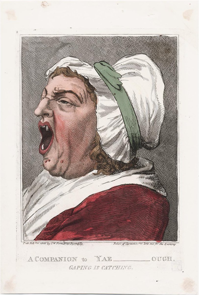 Today's mood: ugly Regency prints of people yawning