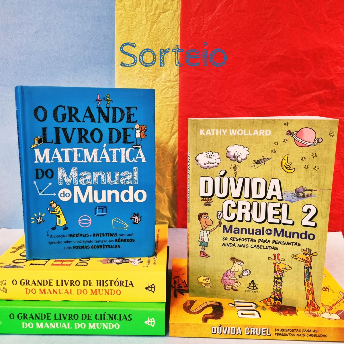 sextante's tweet image. ALERTA SORTEIO 🚨

Nesta semana, sortearemos 01 kit contendo os livros do Manual do Mundo! 

Para participar, basta:
➡️ Marcar um amigo;
➡️ Retweetar este post;
➡️Seguir o perfil da @sextante.

O resultado sai na próxima segunda-feira, dia 17/out.