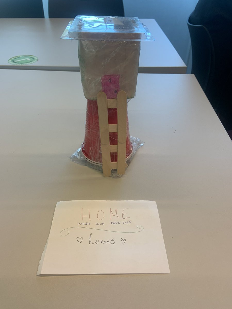 MissDavisUSW's tweet photo. The little flood-proof house we made in Humanities today! Can’t wait to test it next week 😝 @BAPrimaryUSW https://t.co/ZsNtTQ9y3r