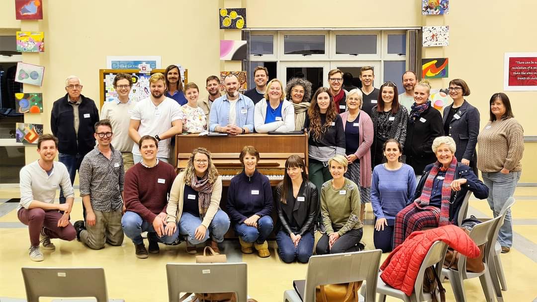 We're a good-looking bunch, if we do say (sing) so ourselves 😆😇We're thrilled to welcome some new voices (Megan, Vera, Lia, Dane &amp; Andrew) &amp; are now working towards our next performances... Music by Brahms, Górecki, Pärt, Whitacre, McLachlan and Arnesen – watch this space! 🎶