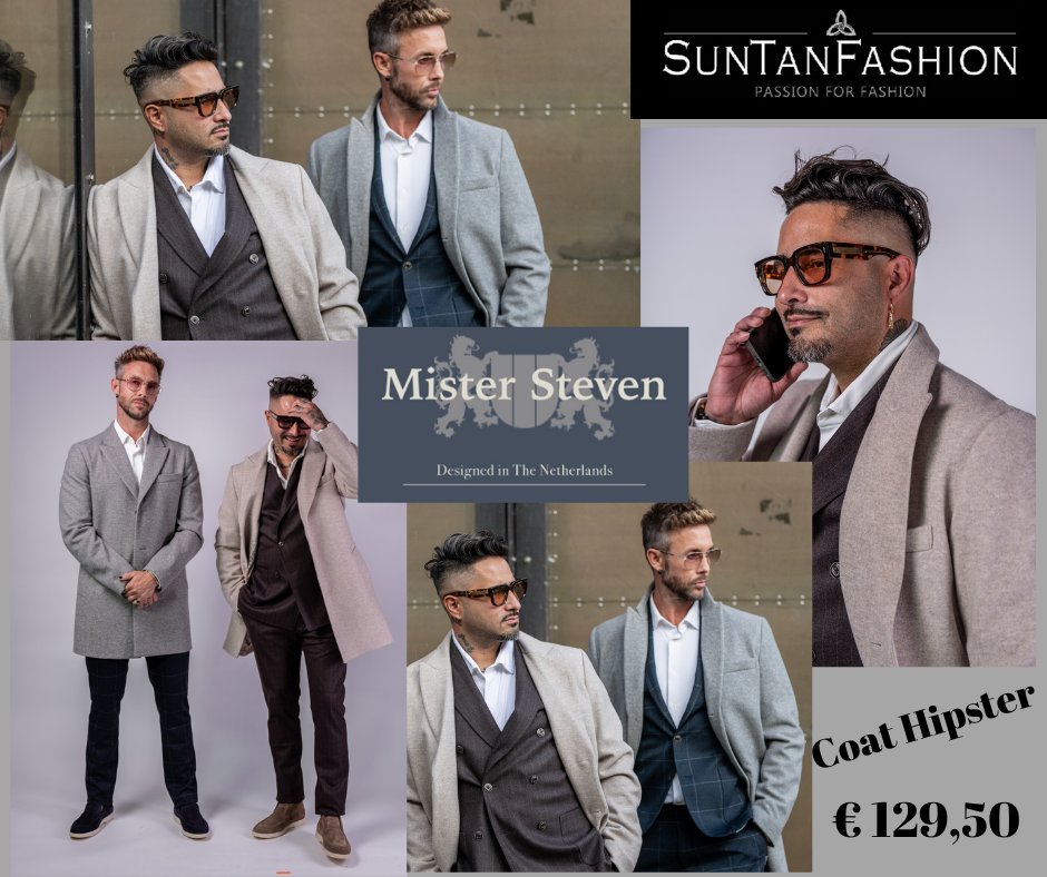 suntanfashion's tweet photo. #mrsteven #coat #hipster #mannenmode #najaar #ijmuiden #langenieuwstraat  #jong #trendy #dinsdag #suntanfashion #driehuis #velsen #suntanlounge #shop #open #jongoud #deals https://t.co/S6s51QsvGX