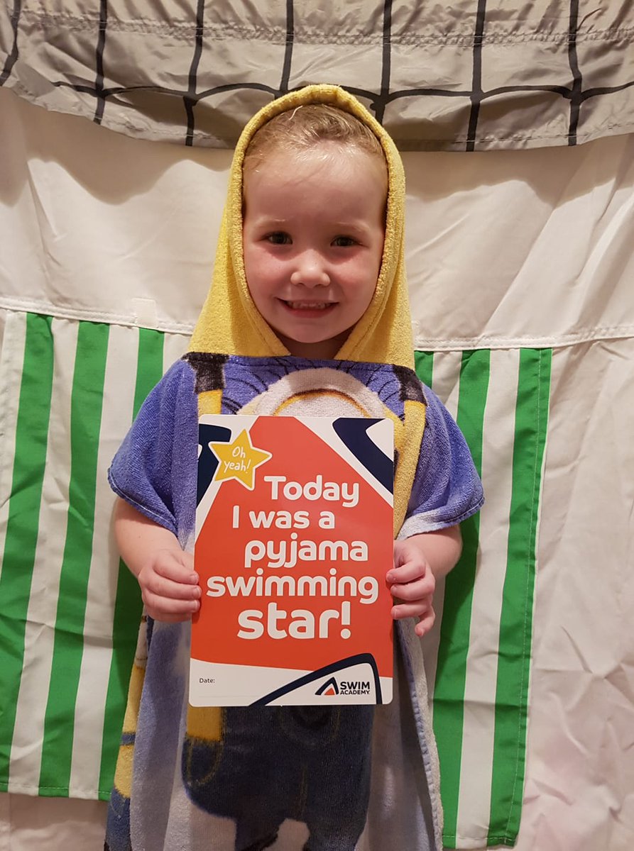 PuddletheDuck's tweet image. If you have a set of our milestone cards, or if your teacher has some at poolside, don’t forget to get your Pyjama Week #swimmingmilestone photo!
