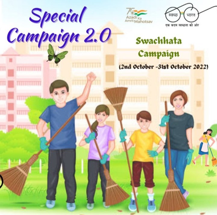 #SpecialCampaign2 .0 announced from October 2-31, 2022 focuses on 
#SwachhBharat2022. Ambassador Subhash Chand &amp; team carried out #cleanliness drives of the Embassy.