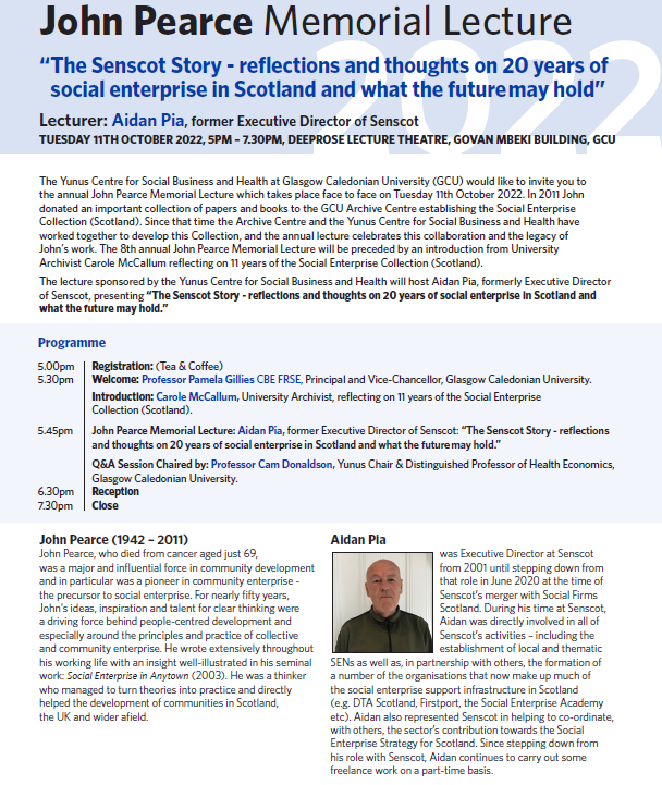 YunusCentreGCU's tweet photo. Looking forward to this evening’s #JPLecture2022 Celebrating 11 years of @GCUArchives #SocEntCollectionScot Don't forget to pick up your copy of @MagicTorchComix Social Enterprise Stories. The first graphic novel from the #CommonGoodComics project. https://t.co/DGSe85HAef