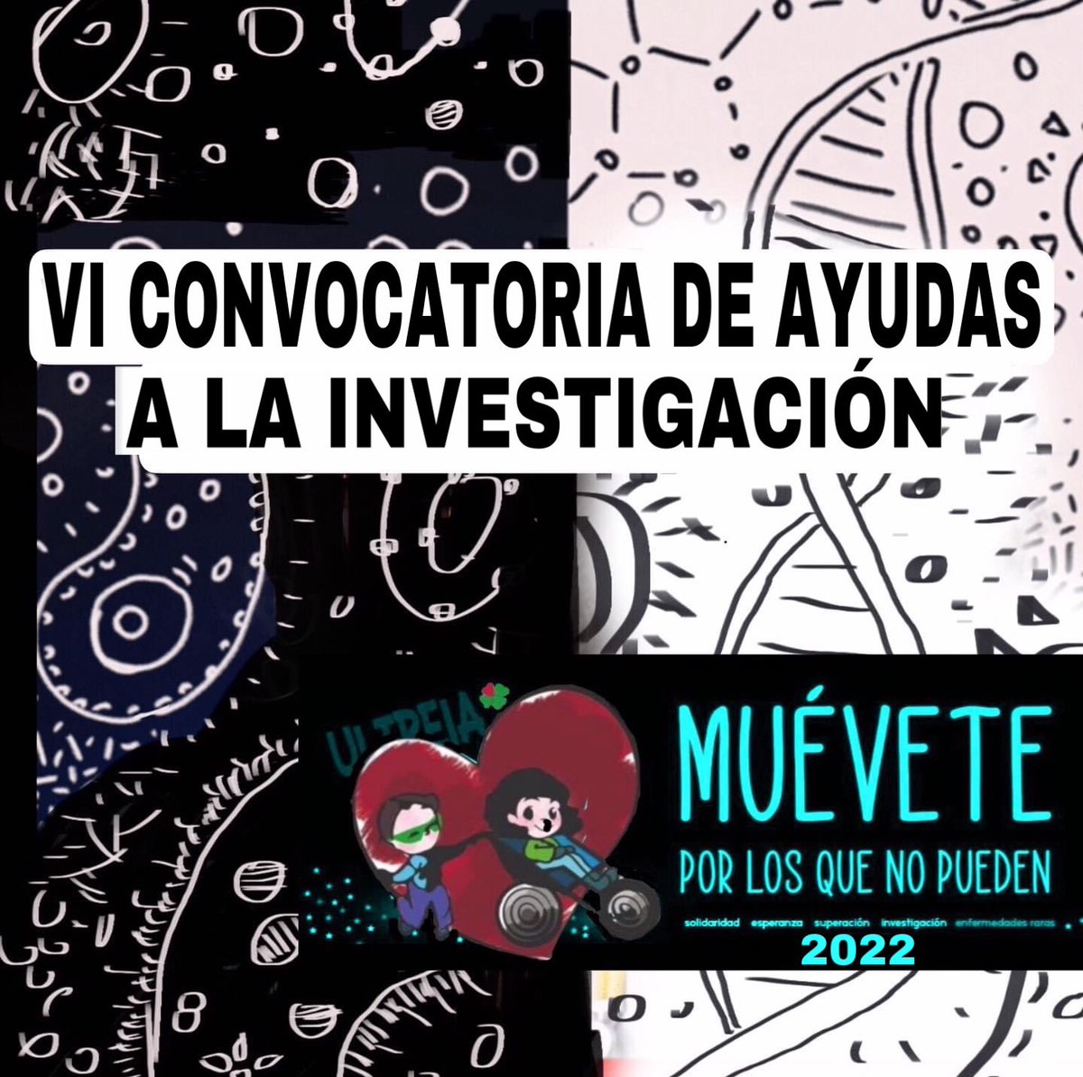 MuevetexlasER's tweet photo. VI CONVOCATORIA DE AYUDAS A LA INVESTIGACIÓN “Muévete por los que no pueden”.

Bases en:
https://t.co/h2HrSyzuk3 https://t.co/xWBVmSAnw0