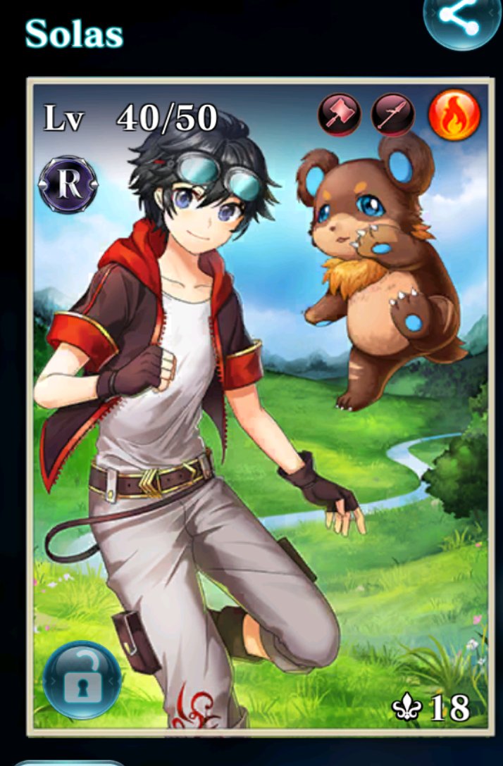 RealoFanel's tweet photo. @CorinneBusche Yeah is it Solas in a mobile game called Evertale that I play I laughed when he turned up. https://t.co/yD8gHVznJG