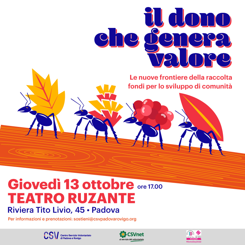 Il #dono che genera valore, l'evento in programma il 13 ottobre a #Padova in occasione del #donoday2022 è anche nel sito <a href="/IstDonazione/">Istituto Italiano della Donazione</a> 
<a href="/CSVnet/">CSVnet</a> <a href="/CSVNA/">CSV NAPOLI</a> <a href="/AidpNazionale/">AIDP</a> 

giornodeldono.org/contestants/il…