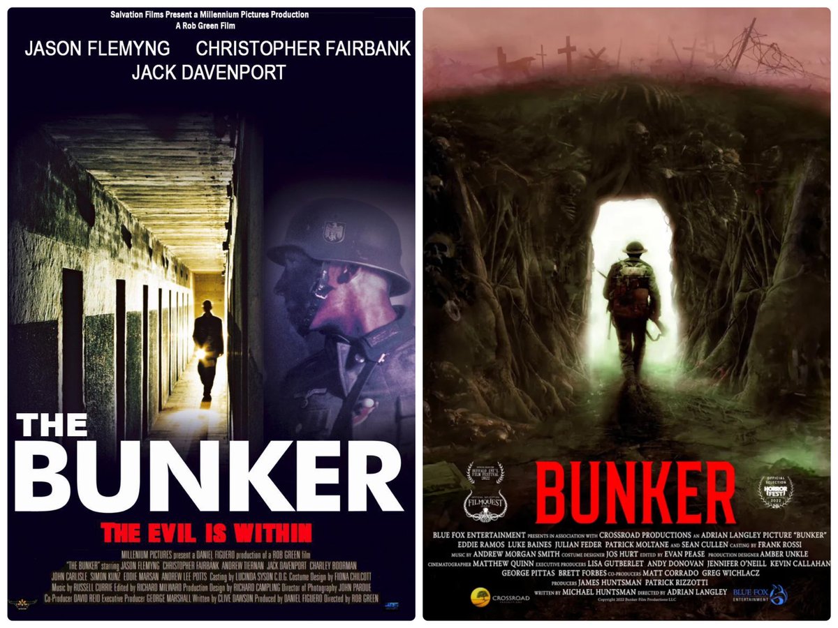 amesmonde's tweet photo. Curious @adrianlangley’s Bunker #RobGreen’s The Bunker (2001)…
Trailer #Bunker: https://t.co/Bfzgm9vJqT
Trailer #TheBunker: https://t.co/S00SKBblyt
#WII #Horror #HorrorMovies https://t.co/1CbJcLQsYQ