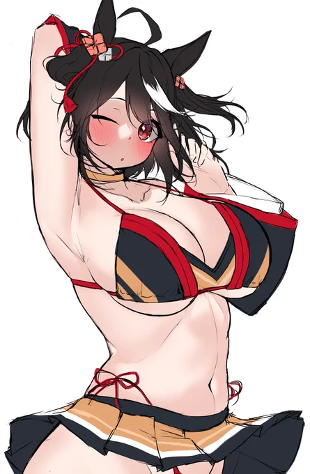 #ウマ娘水着キタちゃんwip 