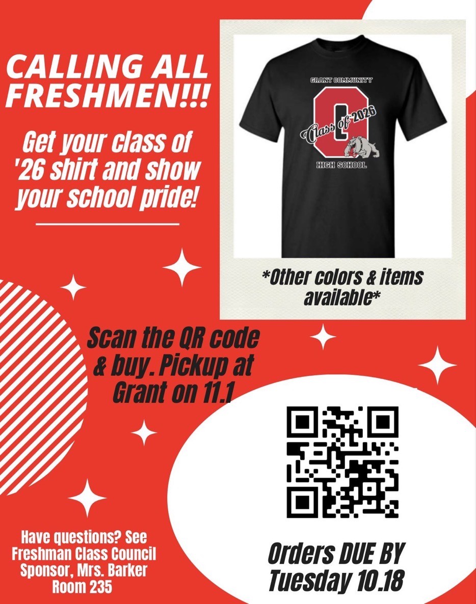 Grant HS Freshman Class Council tweet media