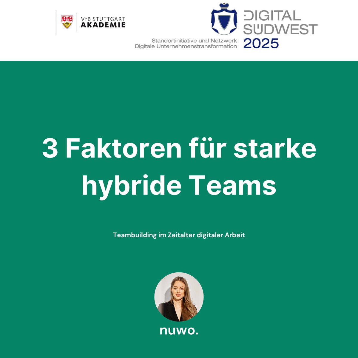 Diese 3 Faktoren, schweißen Dein hybrides Team zusammen #TeamworkMakesTheDreamwork 💪🏼

🚀 Sicherheit geben

🚀 Verletzlichkeit auch als #Führungskraft teilen

🚀 Sinn stiften

Welcher dieser Punkte ist Euch besonders wichtig? 🙌🏼

<a href="/VfB_int/">VfB Stuttgart_int</a> #TeamBuilding #Leadership