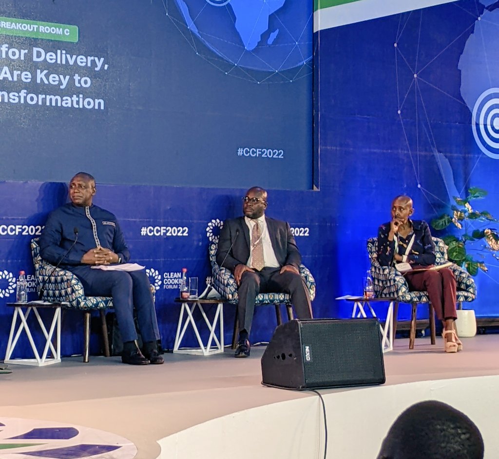 studentenergy's tweet image. "Working with government for 8 years, I know how much we need to constantly reaffirm what we're doing &amp;amp; our technical results. Governments need to know what they're getting in return in creating an enabling environment for the private sector" Sophie Odupoy @KOKO_Networks #CCF2020