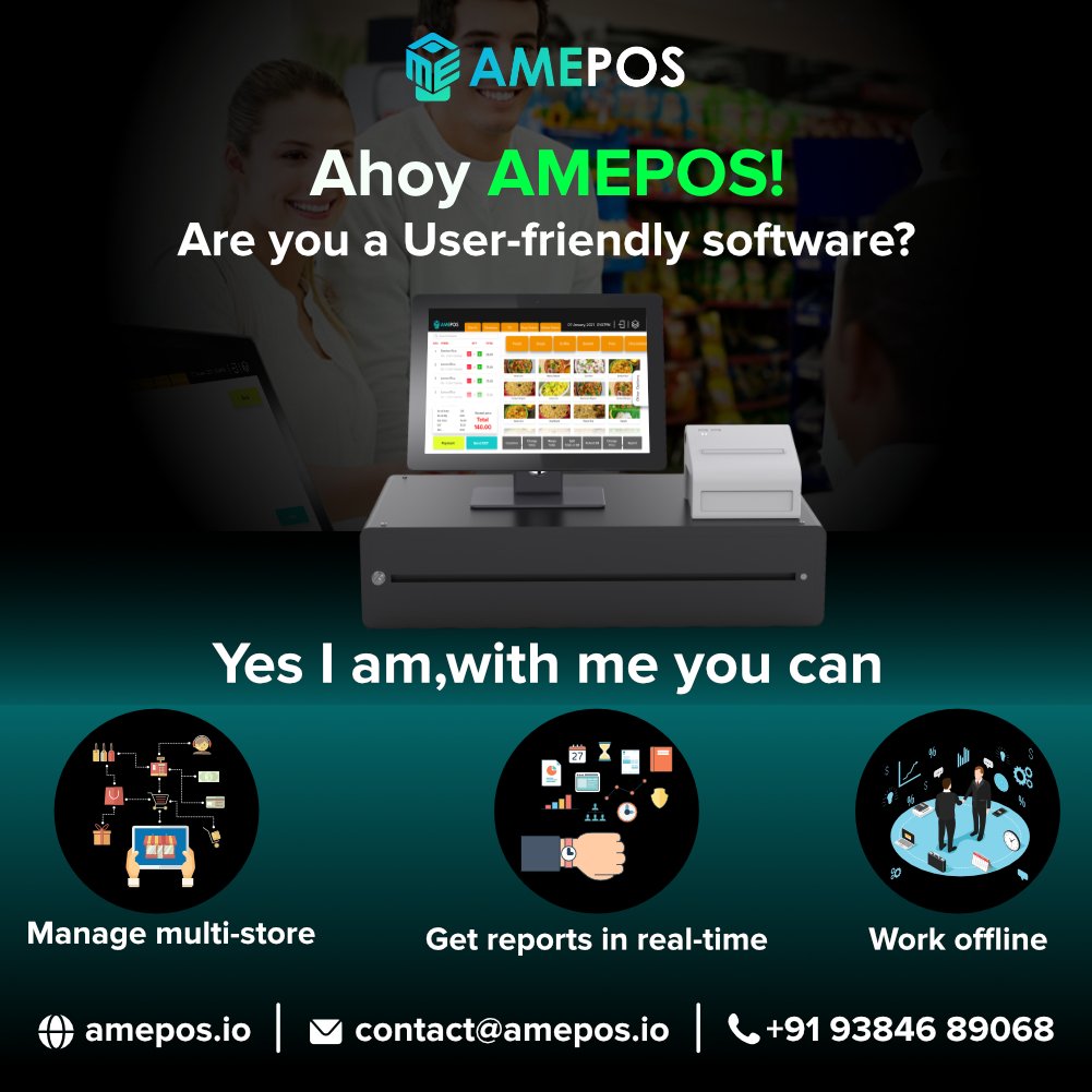 ame_pos's tweet photo. AMEPOS is dedicated to provide employee enjoyable environment 24/7. An experience not to be missed.
#pointofsales #retailpos #amepos #billingsoftware #retail #restaurant #possoftware #restaurantpos #inventorymanagement #cloudstorage #ecommerce #ecommerceweb #ecommercemobileapp https://t.co/QDdBdO5uL2