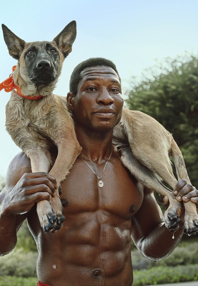 JarettSays's tweet image. This Jonathan Majors Men’s Health photoshoot is…. WOW