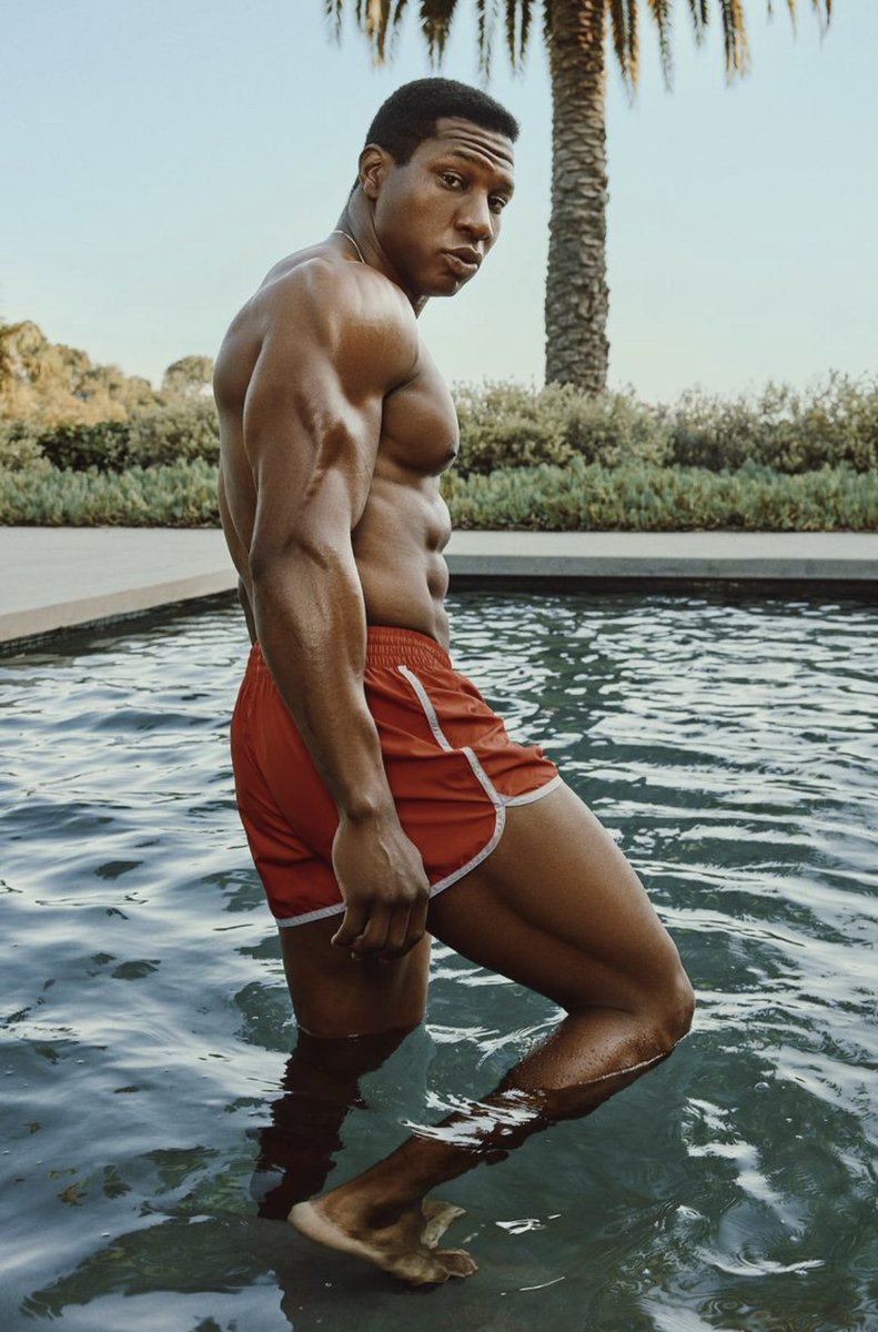 JarettSays's tweet image. This Jonathan Majors Men’s Health photoshoot is…. WOW