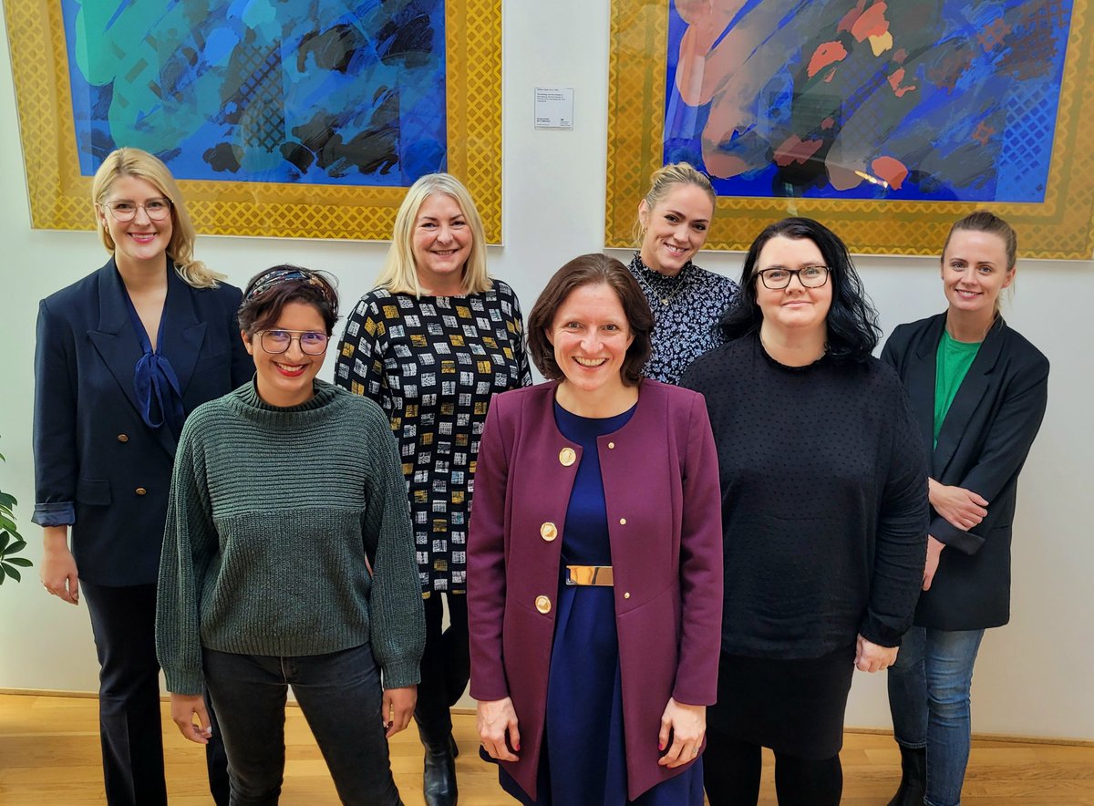 When these women were little girls, they didn't know each other and all had various visions for their future✨️ 

Now they've made history by being an all-female British Embassy in Reykjavík, empowering each other every day, but especially today on #DayOfTheGirl #SheLeads