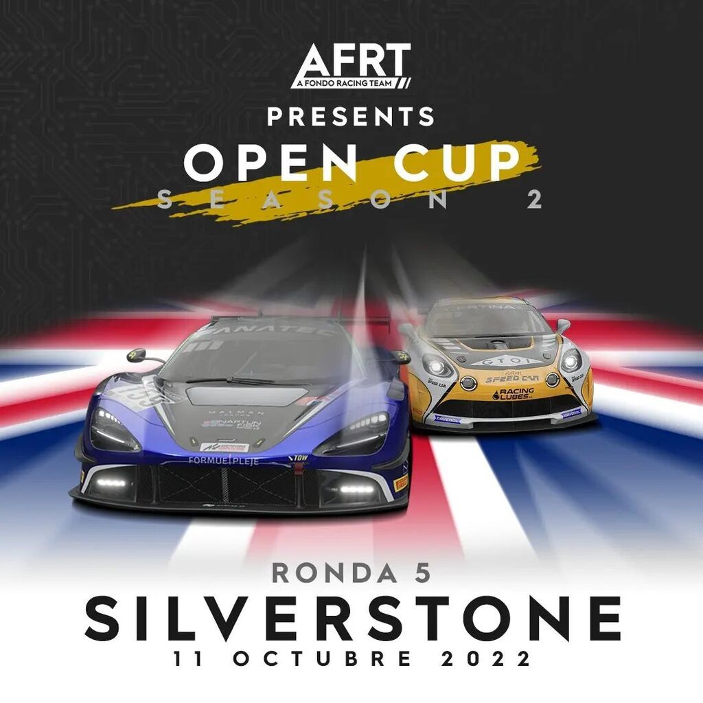 afrt_simracing's tweet photo. ¡Martes de Open Cup!
Seguimos en suelo británico, pero en esta ocasión para correr en el clásico Silverstone por la quinta ronda de la segunda temporada de la Open Cup.
#AFRT #SimRacing #ACC #AssettoCorsaCompetizione #beACC #GT3 #GT4 #GTracing #endura… https://t.co/Whw8bJ1pO5 https://t.co/9ZRG38kBgq