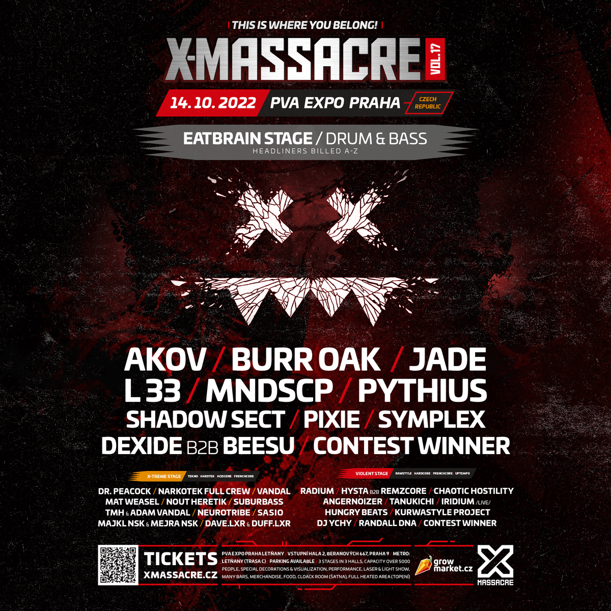 EATBRAIN (@eatbrain_now) on Twitter photo What an epic company! Don't miss out on this strong line-up this Friday, grab a ticket now! smarturl.it/XMass2022_Tick…
X-MASSACRE #Eatbrain Stage w <a href="/akovmusic/">Alexander Ushakov</a> <a href="/burroakmusic/">Burr Oak</a> <a href="/Jade_Eatbrain/">JADE_Eatbrain</a> <a href="/L33dnb/">L 33</a> <a href="/Mindscape_dnb/">Mindscape dnb</a> <a href="/Pythiusbreaks/">Pythius</a> <a href="/shadowsectmusic/">Shadow Sect</a> #Symplex
#dnb #neurofunk #neurofunk What an epic company! Don't miss out on this strong line-up this Friday, grab a ticket now! smarturl.it/XMass2022_Tick…
X-MASSACRE #Eatbrain Stage w <a href="/akovmusic/">Alexander Ushakov</a> <a href="/burroakmusic/">Burr Oak</a> <a href="/Jade_Eatbrain/">JADE_Eatbrain</a> <a href="/L33dnb/">L 33</a> <a href="/Mindscape_dnb/">Mindscape dnb</a> <a href="/Pythiusbreaks/">Pythius</a> <a href="/shadowsectmusic/">Shadow Sect</a> #Symplex
#dnb #neurofunk #neurofunk