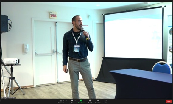 iAtlanticEU's tweet photo. The WP5 #iAtlanticGA2022 plenary is the best moment to present the @iAtlanticEU web-based #GIS tool–GeoNode at a glance: search, visualise, download &amp; share #geospatial #data in the @iAtlanticEU study regions to support the project’s research &amp; raise its #impact to stakeholders. https://t.co/lWOKpvd0Rr