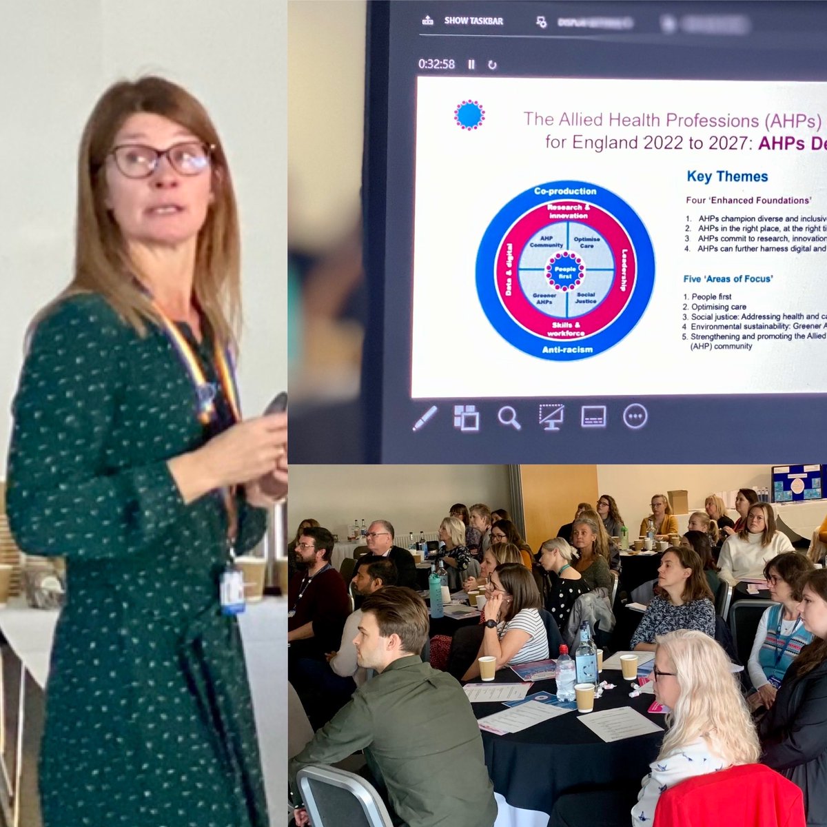 DigitalCommsNHC's tweet photo. Suzanne Avington shares our #AHPstrategy: ensuring diverse leadership and right place, right time, right skill set #AHPsDay ⁦@NottsHealthcare⁩ ⁦@AHPsNottsHC⁩ #ProudToBeAHP #AwesomeAHPs #WeAreAHPs https://t.co/n8p3G9HhDd