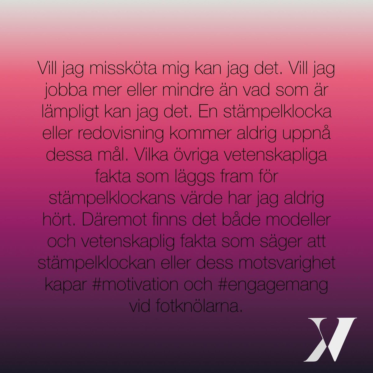 Henaxe's tweet photo. Lägg stämpelklockan = kontroll på avfallshögen. 

 #ledarskap #motivation #tjugofyrasju #engagemang
#jobb #livet #chef #yrke #prestation #träning #glad #ångest #energi #driv #lärare #samtal #jurist #sjuksköterska #hr https://t.co/dLbDx9j2zD