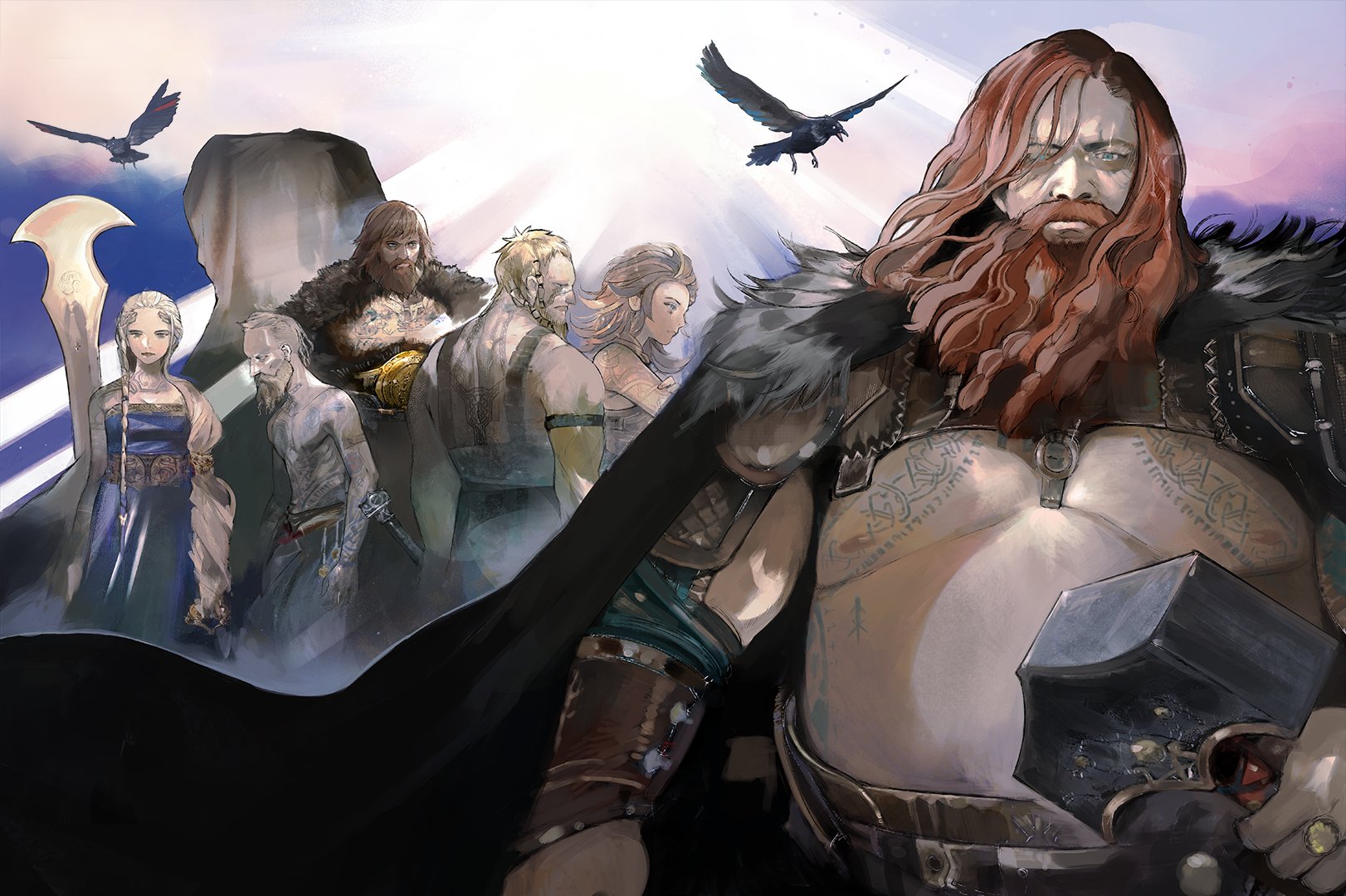Santa Monica Studio – God of War Ragnarök on X: The Aesir rule