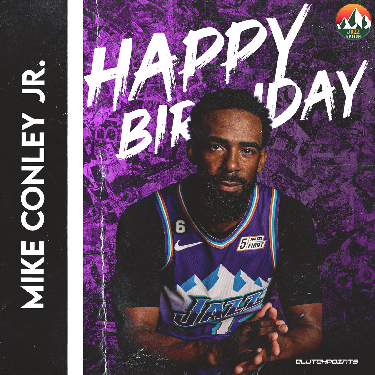 Jazz Nation, join us in wishing Mike Conley Jr. a happy 35th birthday 