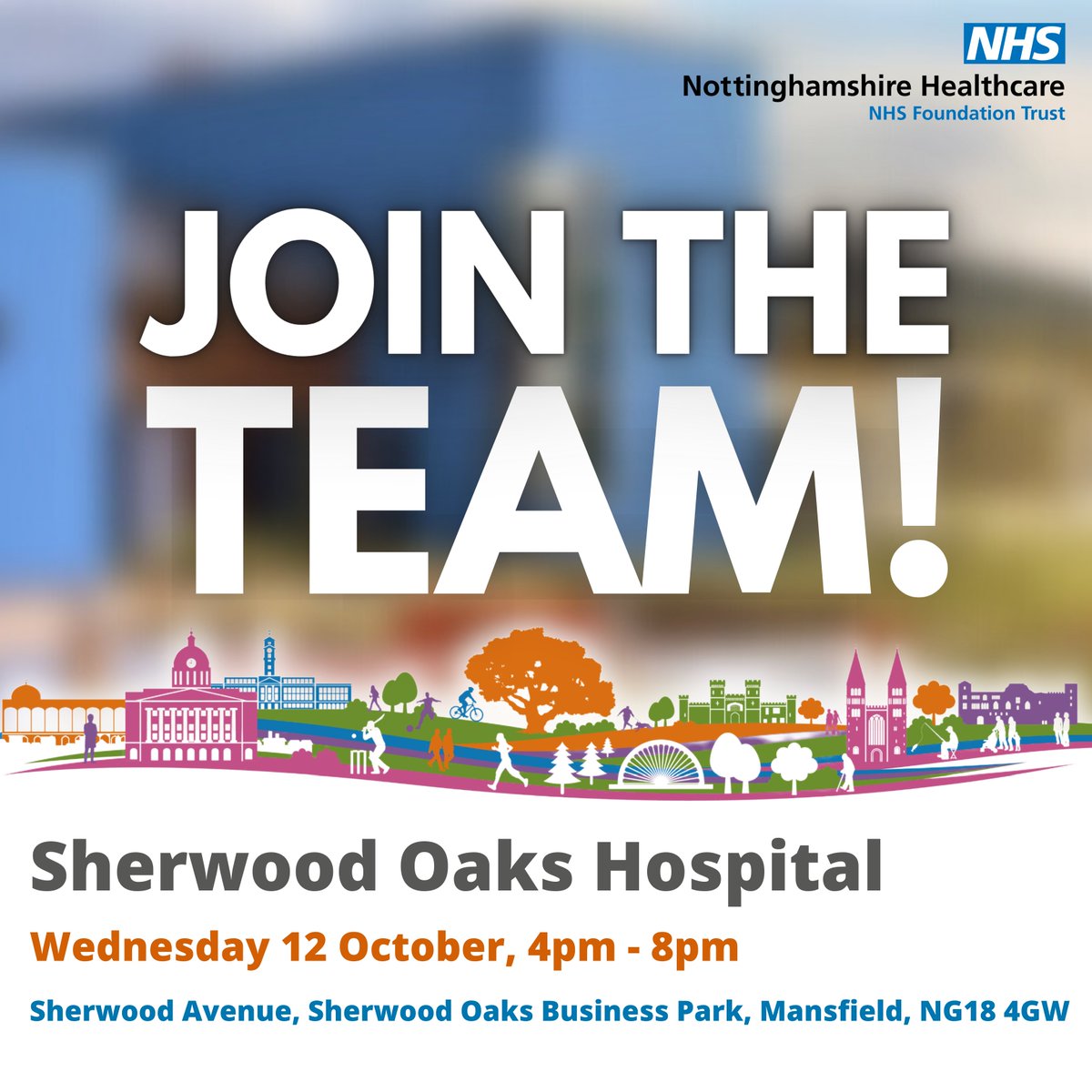 Notts Healthcare NHS Recruitment (@nottshcpeople) on Twitter photo We also have an open evening recruitment event at our brand new <a href="/sherwoodoaksmhu/">Sherwood Oaks Hospital</a> site tomorrow!
Come along if you are looking to start, develop or move into a clinical role!
<a href="/NottsHealthcare/">Nottinghamshire Healthcare</a> @Julieattfield1 We also have an open evening recruitment event at our brand new <a href="/sherwoodoaksmhu/">Sherwood Oaks Hospital</a> site tomorrow!
Come along if you are looking to start, develop or move into a clinical role!
<a href="/NottsHealthcare/">Nottinghamshire Healthcare</a> @Julieattfield1