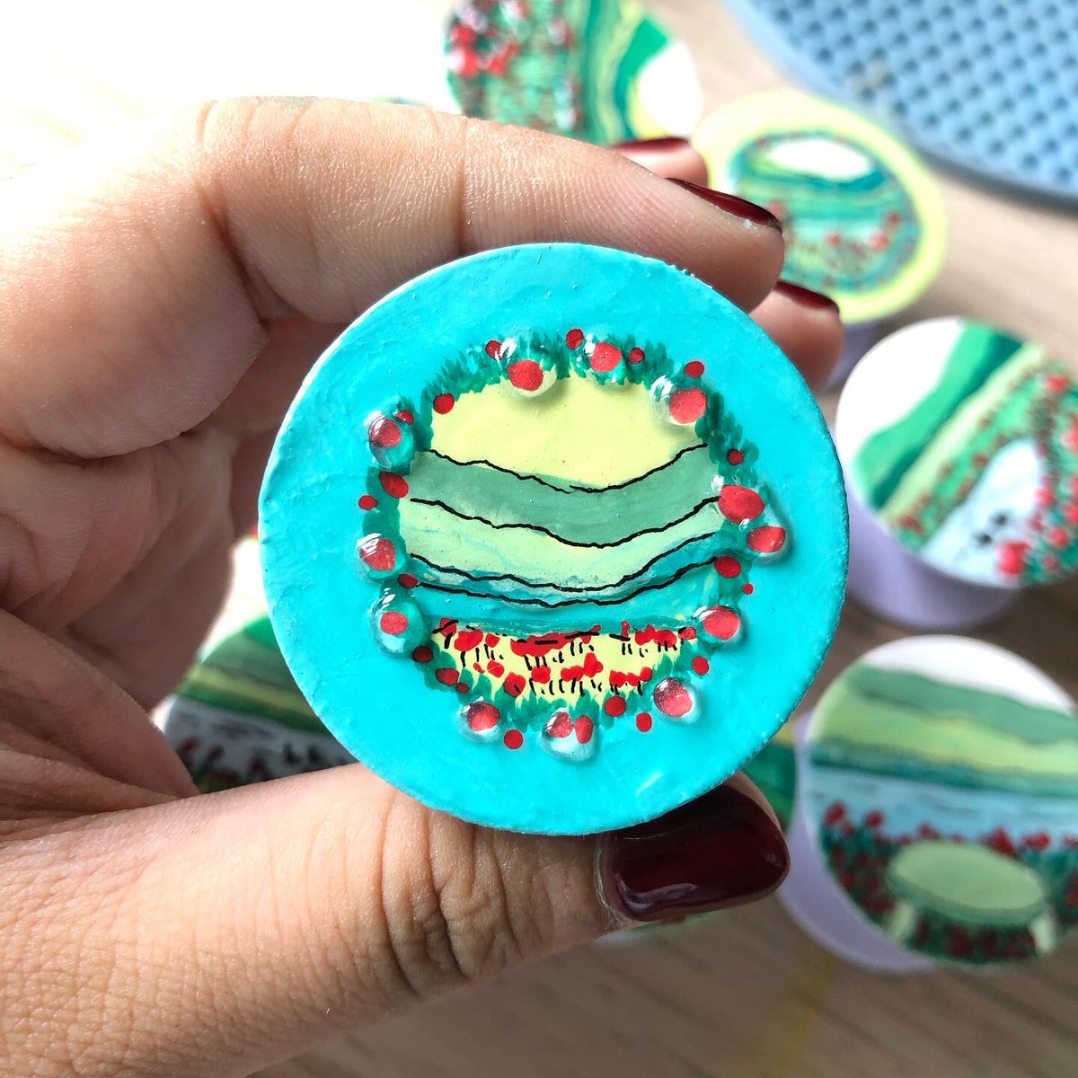fri_aug's tweet photo. สามารถสั่งซื้อได้ทาง Dm ได้เลยนะคะ❤️🛒
📌Price : 250.- (free shipping)

#griptok #griptokhandmade #resin #resinart #clayart #painting #acrylicpainting #suvenir #tinysculpture https://t.co/JIB8d2uS8r