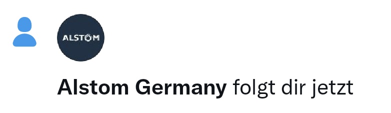 Willkommen, @AlstomGermany! 😌❤️