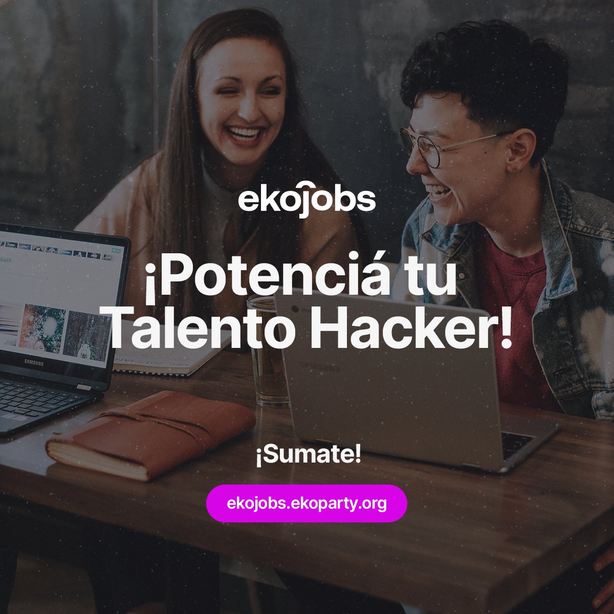 ¡El mundo necesita más hackers y seguimos trabajando para lograrlo!

Te presentamos #EKOJOBS: el nuevo espacio de Ekoparty para conectar a la comunidad con oportunidades de trabajo en ciberseguridad.

¡Sumate a nuestra red! >> ekojobs.ekoparty.org
