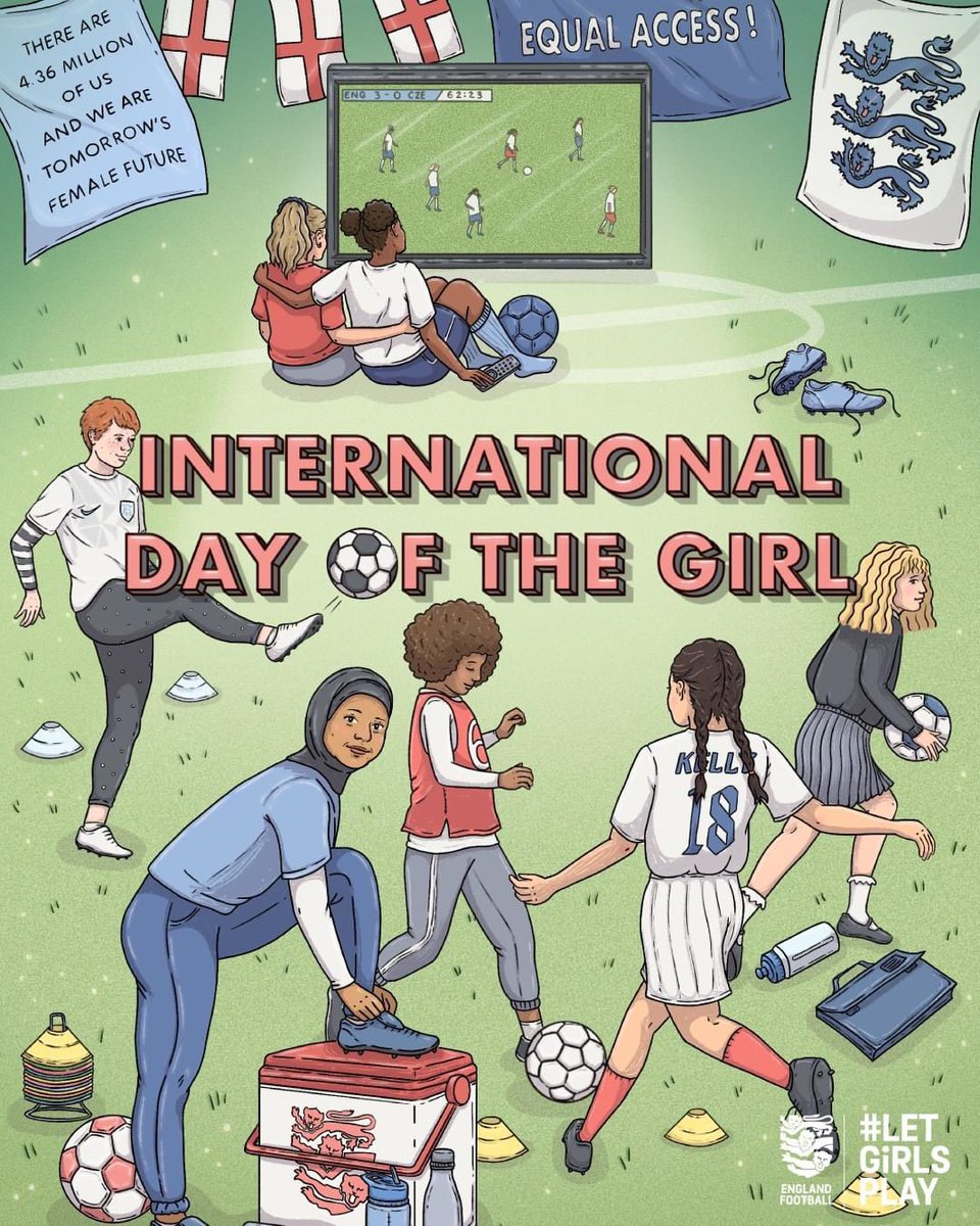 Players. Coaches. Referees. Volunteers. 

It’s time to #LetGirlsPlay!

#DayOfTheGirl