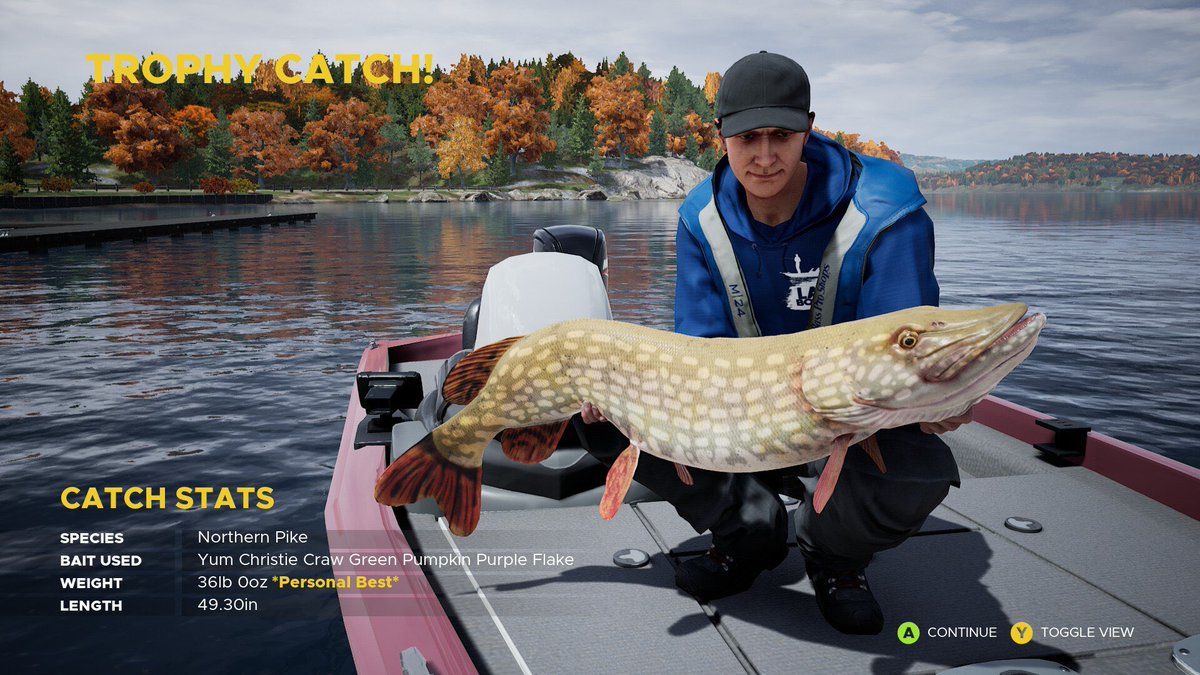 KanesFishing's tweet photo. All trophy catches and new personal bests caught during my session on Fishing Sim World Bass Pro. Northern Pike, Walleye, Channel Catfish, and a Chinook Salmon.
#FishingSimWorld #FishingSimWorldBassPro #ChinookSalmon #ChannelCatfish #Walleye #NorthernPike https://t.co/pbAFTqjv77