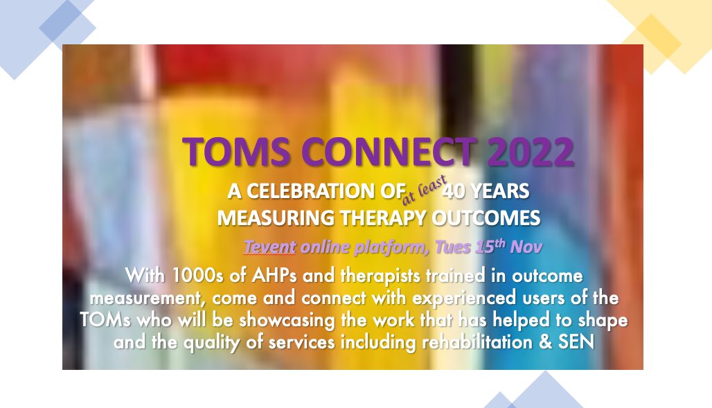 Commtherapy's tweet image. Important announcement. It is now cheaper & easier to attend #TOMSCONNECT22 as we are going online with the exciting new platform @tevent. @OfficialCAHPR @CahprOxford @CAHPR_GM @rehabresearchuk @GripAble_Rehab @NeuroProActive