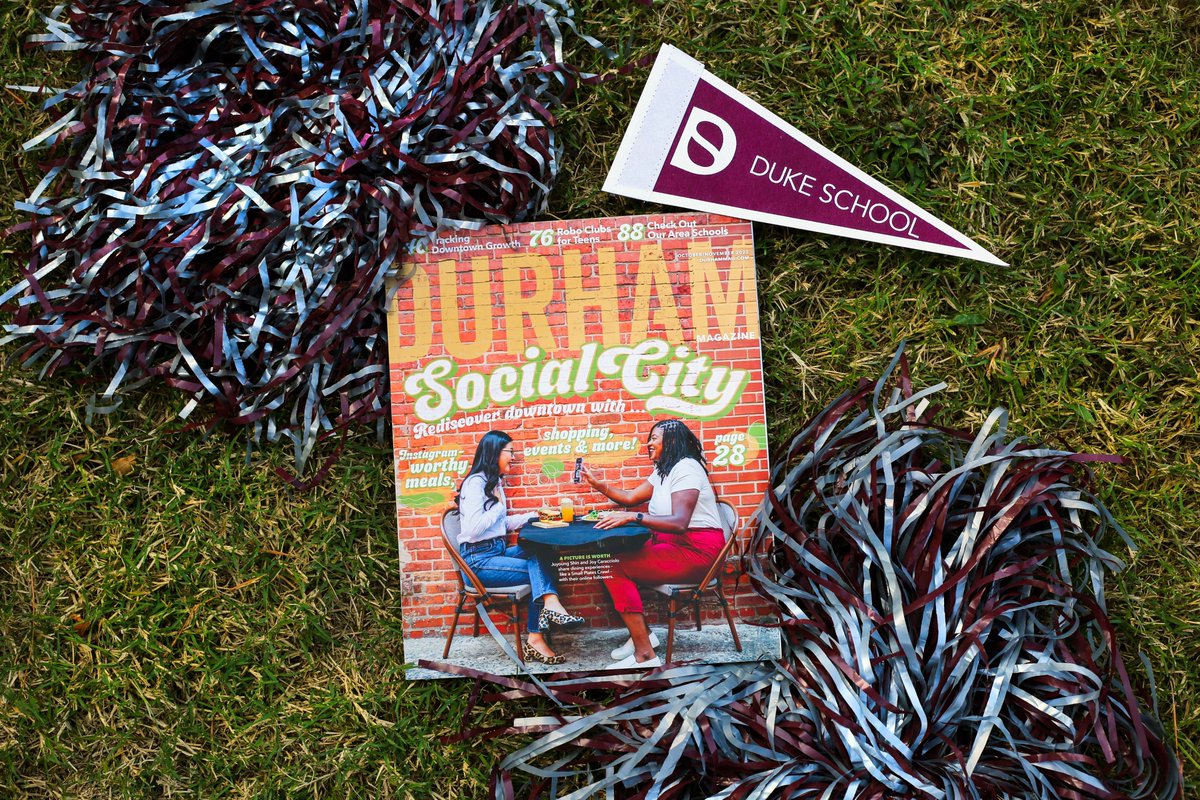 DukeSchool1's tweet photo. We are so thrilled to be included in the latest issue of @durhammag – thank you for sharing some of the fun we’ve got going on (p.87) as we celebrate our 75th Anniversary all year long!
#DS75 #dukeschool #OnlyAtDS #durham https://t.co/cEkxdwkFgC
