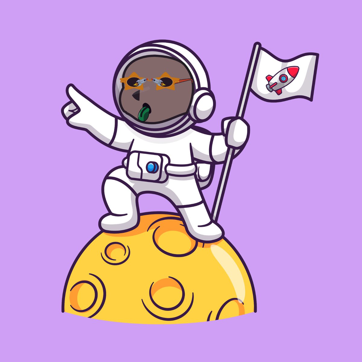 CryptoMolesMC's tweet photo. As I can say to New Followers/Holders that it will not end at the Moon 🚀  @cryptomoles  #cryptomoles #famole #NFT #NFTs #NFTcommunity #NFTartist #NFTcollector https://t.co/xcbd7oPFYk
