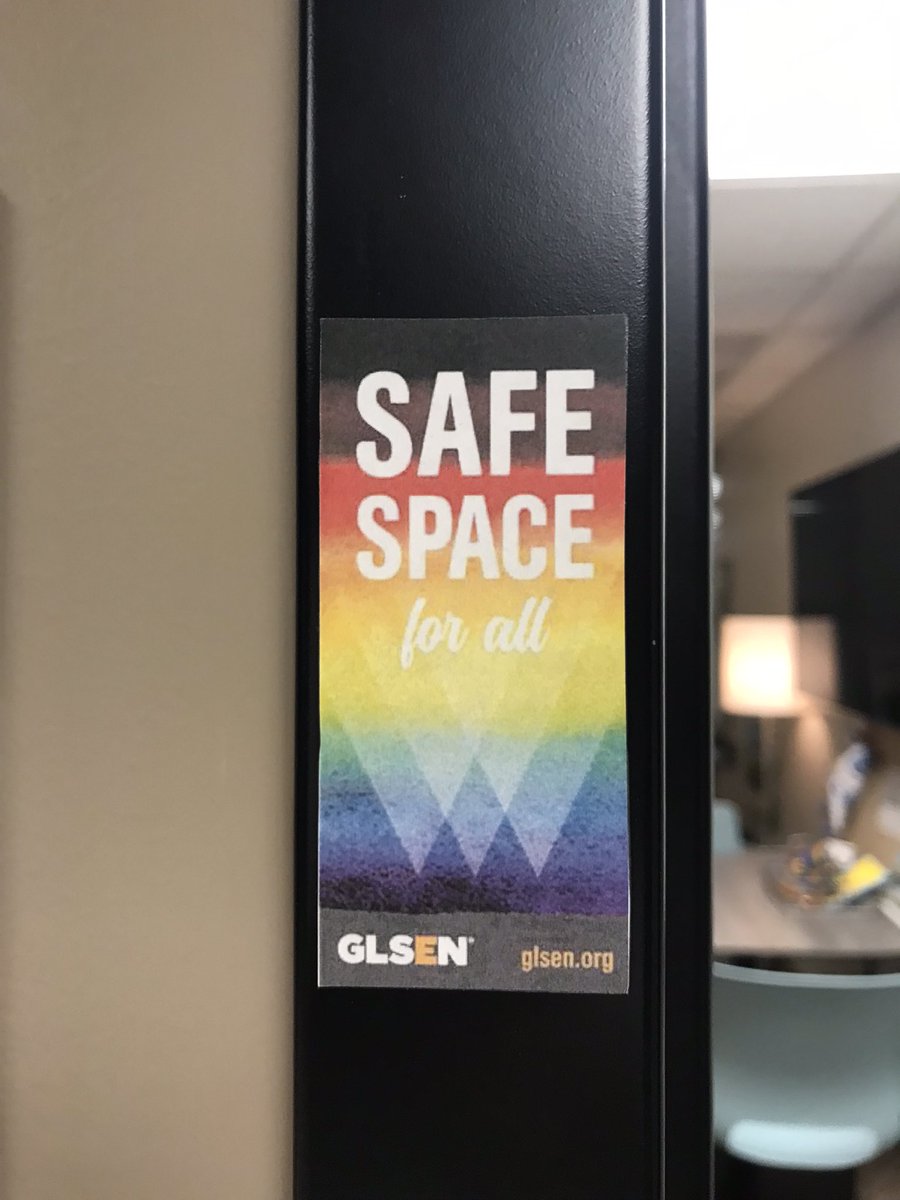 JaneMBrill's tweet photo. Creating safe spaces for students today and every day! https://t.co/SmA0vtnwQg