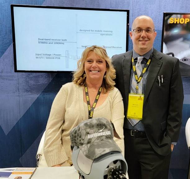 NWUAV's tweet photo. What a day at #ausa! And we still have two more ahead. Stop by Booth 4007 to talk all things #uavengines, #uavengineering, and more!
#ausa2022 https://t.co/yx4Hn4fO2P