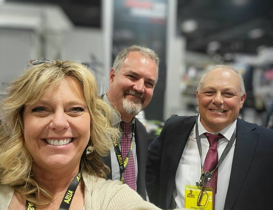 NWUAV's tweet photo. What a day at #ausa! And we still have two more ahead. Stop by Booth 4007 to talk all things #uavengines, #uavengineering, and more!
#ausa2022 https://t.co/yx4Hn4fO2P