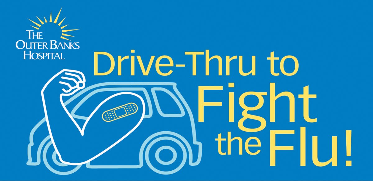 OBXHealth's tweet photo. Please note that our Drive Thru to Fight the Flu clinic today at the Hatteras Library has been cancelled; however, you can still get your flu shot at the clinic at the Fessenden Center in Buxton from 9:00am to 12:00pm. https://t.co/2ZRjKBYAGi
