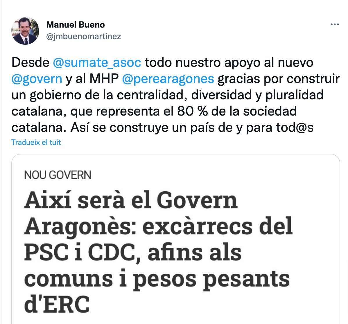 persistirem's tweet photo. Fa 6 anys, vaig donar-me d'alta a @SumateBcn quan a twitter en @lluis_llach en va fer publicitat. 
Avui, m'he donat de baixa.
Per la independència el que faci falta, per l'autonomia de cove sense peix, ni aigua.

"Potser cal ser valents altre cop
I dir no, amics meus, no és això" https://t.co/wplNhcok4Y